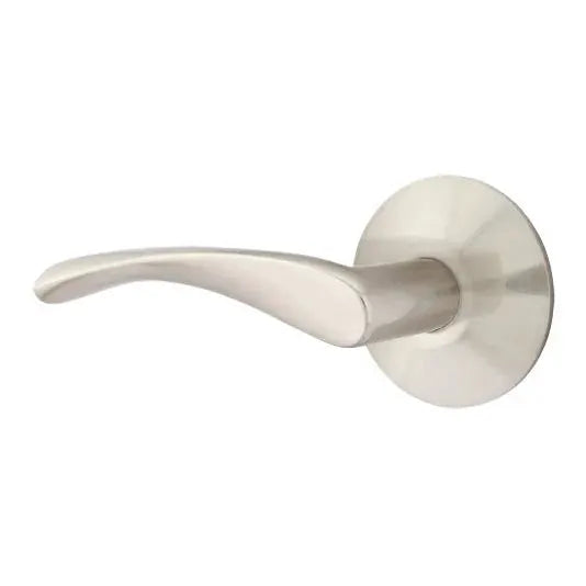Emtek Triton Door Lever with Modern Rose by Emtek