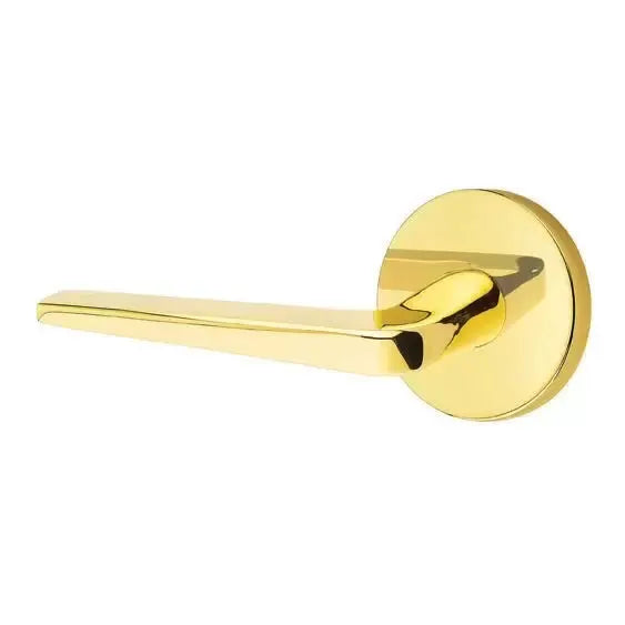 Emtek Athena Door Lever with Disk Rose by Emtek