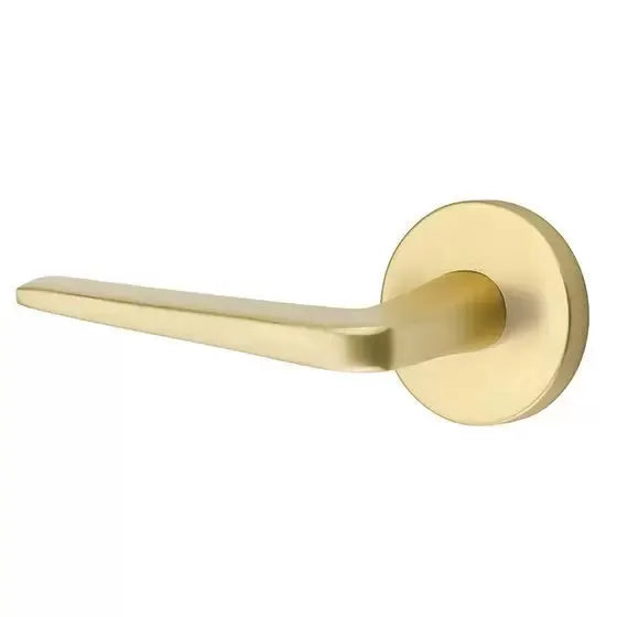 Emtek Athena Door Lever with Disk Rose by Emtek