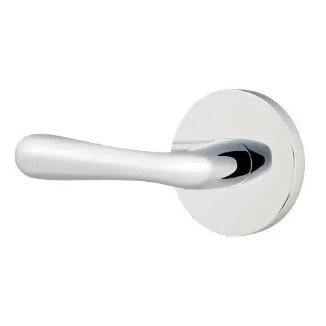 polished chrome door lever