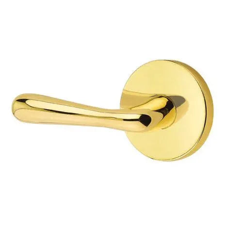 Emtek Basel Door Lever with Disk Rose by Emtek