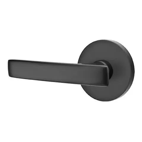 Emtek Geneva Door Lever with Disk Rose by Emtek