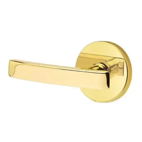 Emtek Geneva Door Lever with Disk Rose by Emtek