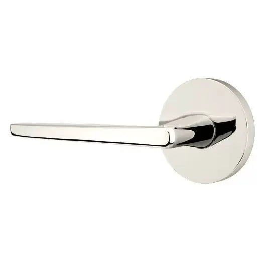 Emtek Hermes Door Lever with Disk Rose by Emtek
