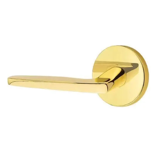 Emtek Hermes Door Lever with Disk Rose by Emtek