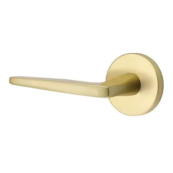 Emtek Hermes Door Lever with Disk Rose by Emtek