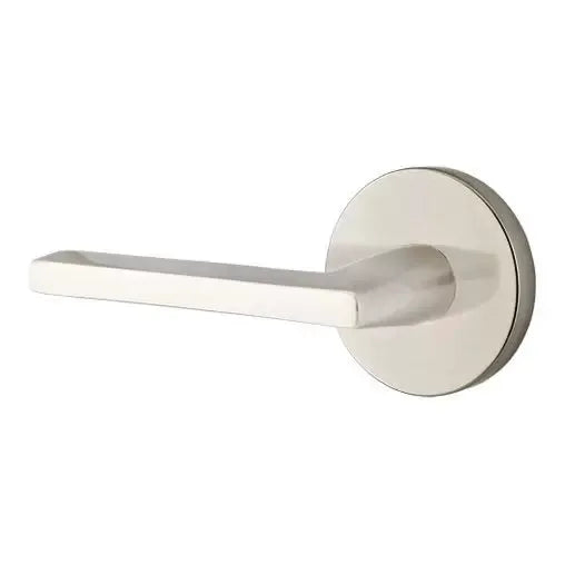 Emtek Helios Door Lever with Disk Rose by Emtek