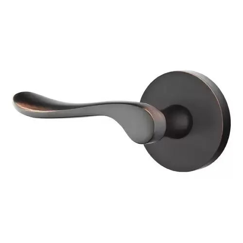Emtek Luzern Door Lever with Disk Rose by Emtek