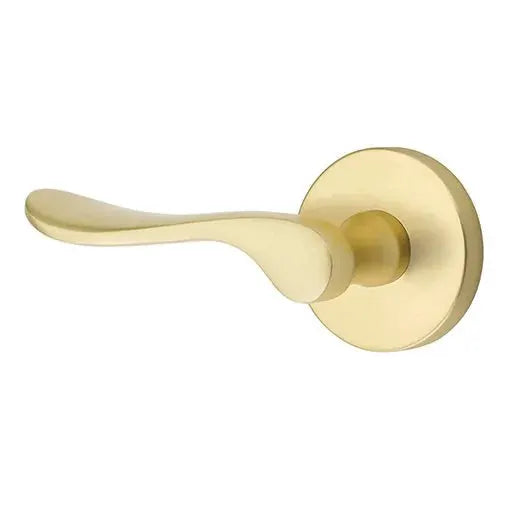 Emtek Luzern Door Lever with Disk Rose by Emtek