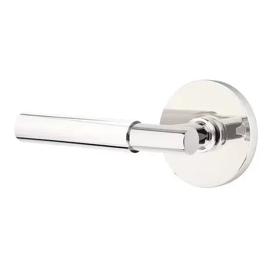 polished chrome door lever