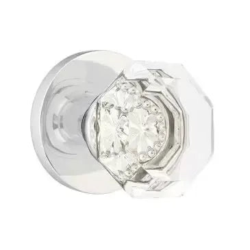 polished chrome door knob