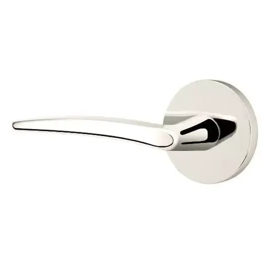 Emtek Poseidon Door Lever with Disk Rose by Emtek