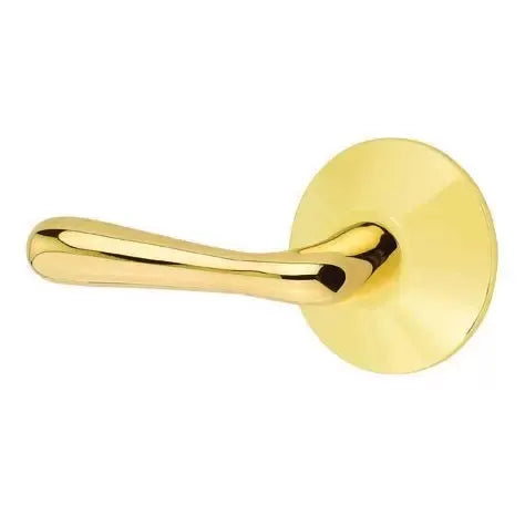 Emtek Basel Door Lever with Modern Rose by Emtek