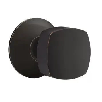 Emtek Freestone Door Knob with Modern Rose by Emtek