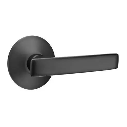 Emtek Geneva Door Lever with Modern Rose by Emtek