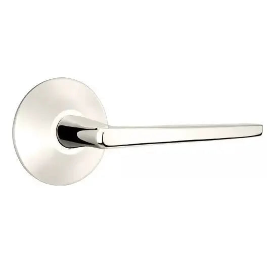 Emtek Hermes Door Lever with Modern Rose by Emtek