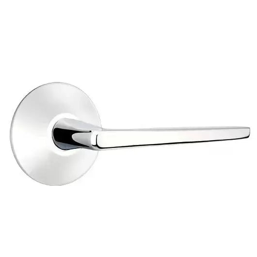 Emtek Hermes Door Lever with Modern Rose by Emtek