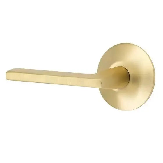 Emtek Helios Door Lever with Modern Rose by Emtek