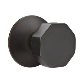 Emtek Octagon Door Knob and Modern Rose by Emtek