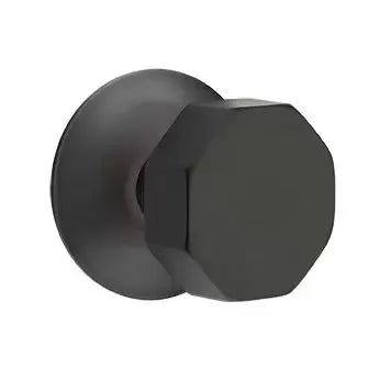 Emtek Octagon Door Knob and Modern Rose by Emtek