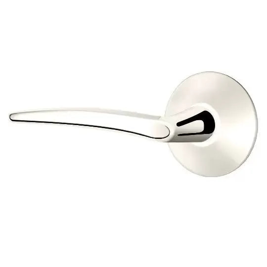 Emtek Poseidon Door Lever with Modern Rose by Emtek
