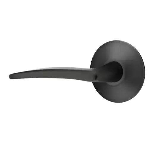 Emtek Poseidon Door Lever with Modern Rose by Emtek