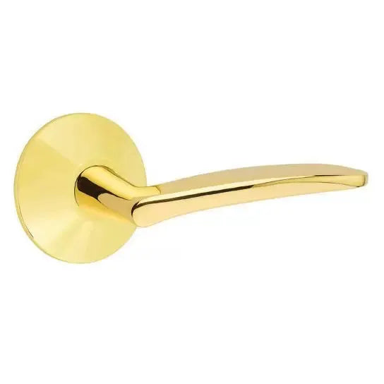 Emtek Poseidon Door Lever with Modern Rose by Emtek