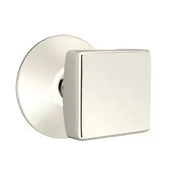 Emtek Square Door Knob and Modern Rose by Emtek