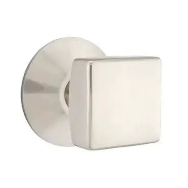 Emtek Square Door Knob and Modern Rose by Emtek