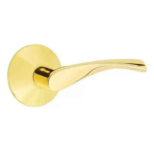 Emtek Triton Door Lever with Modern Rose by Emtek