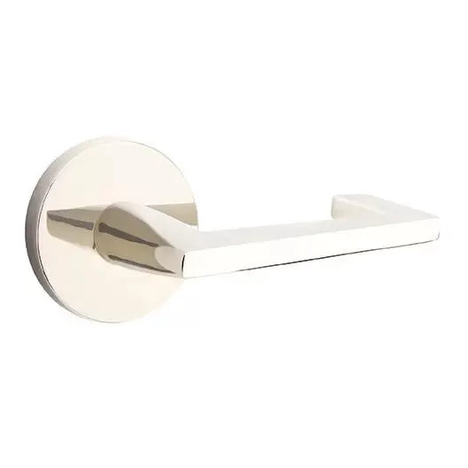 Emtek Right Handed Argos Door Lever with Disk Rose by Emtek