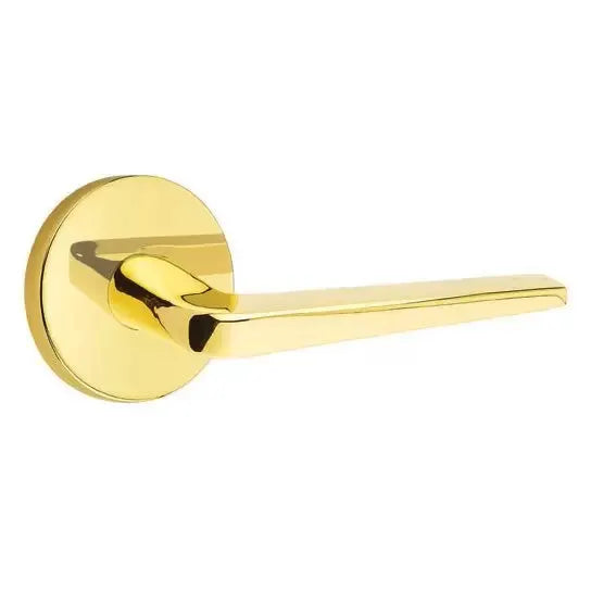 Emtek Athena Door Lever with Disk Rose by Emtek