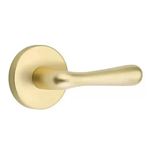 Emtek Basel Door Lever with Disk Rose by Emtek