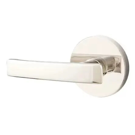 Emtek Geneva Door Lever with Disk Rose by Emtek