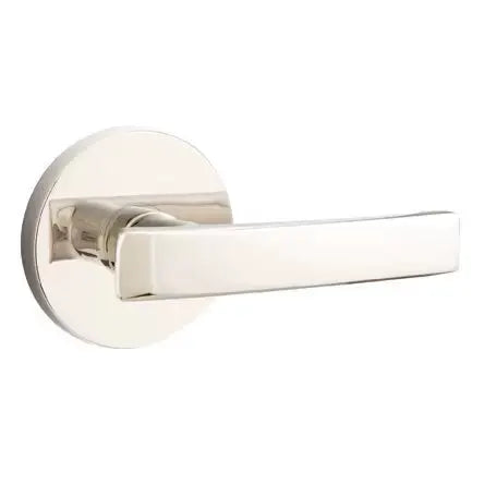 Emtek Geneva Door Lever with Disk Rose by Emtek