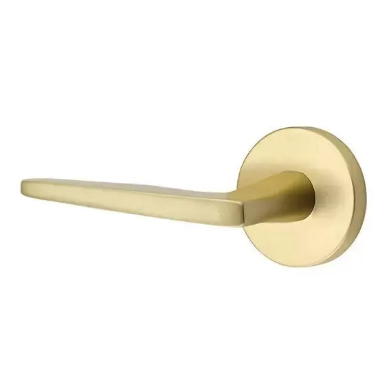 Emtek Hermes Door Lever with Disk Rose by Emtek