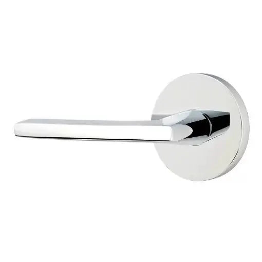 Emtek Helios Door Lever with Disk Rose by Emtek
