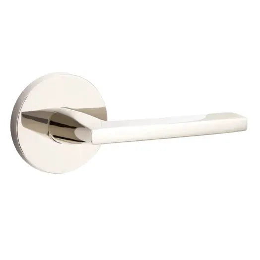 Emtek Helios Door Lever with Disk Rose by Emtek
