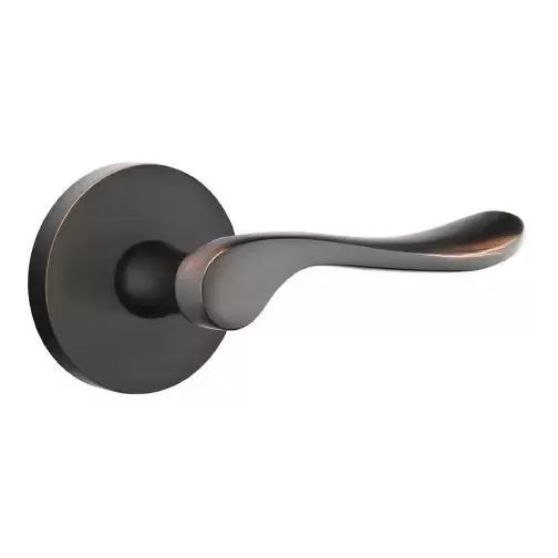 Emtek Luzern Door Lever with Disk Rose by Emtek