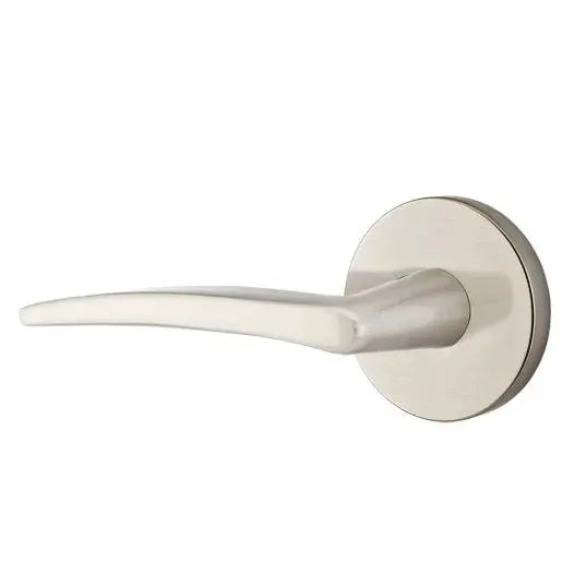 Emtek Poseidon Door Lever with Disk Rose by Emtek