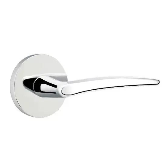 Emtek Poseidon Door Lever with Disk Rose by Emtek
