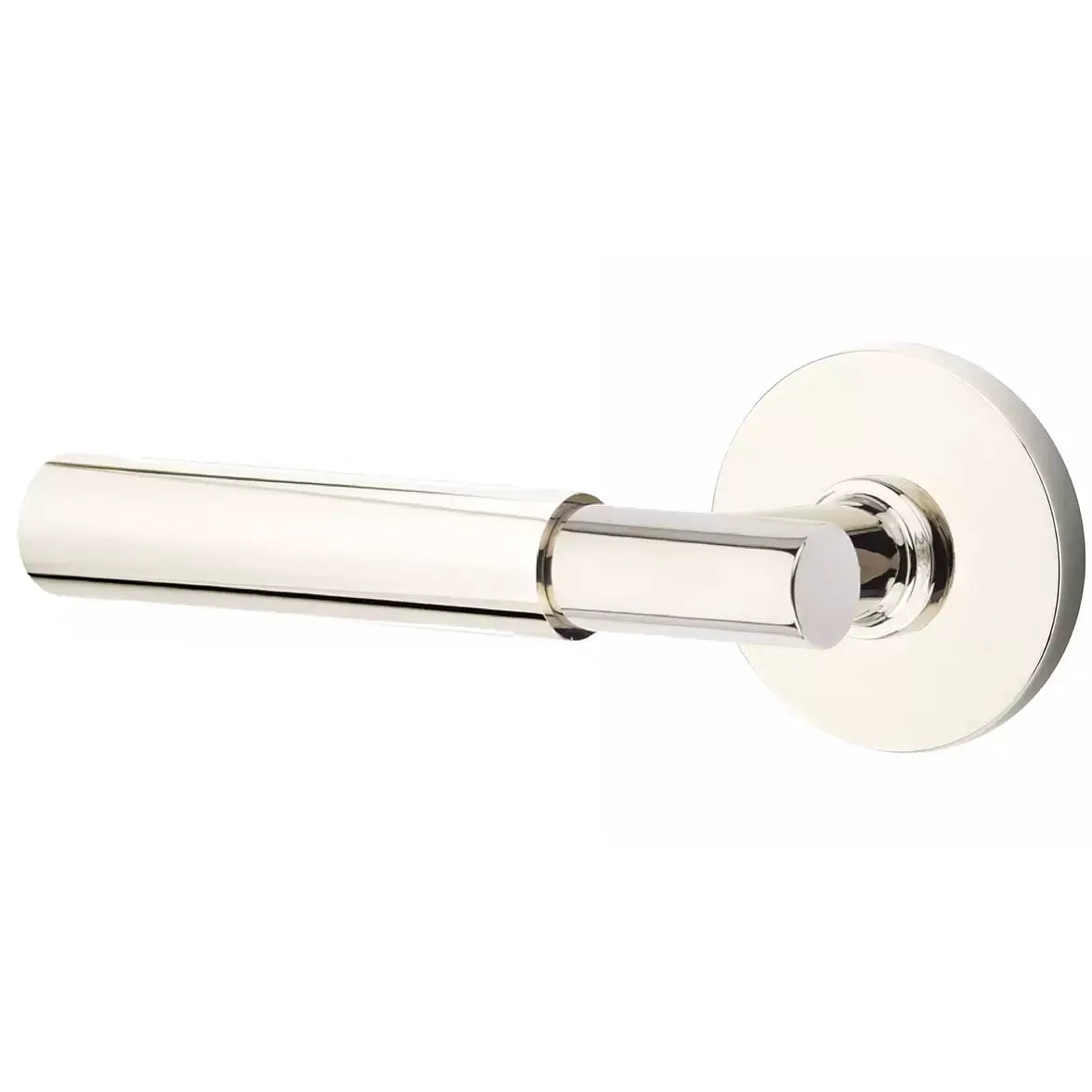 Emtek Smooth Lever with T-Bar Stem and Disk Rose by Emtek
