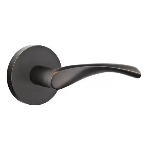 Emtek Triton Door Lever with Disk Rose by Emtek