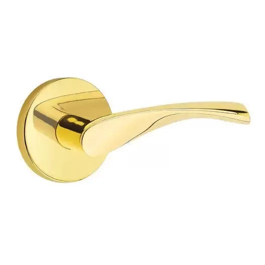 Emtek Triton Door Lever with Disk Rose by Emtek
