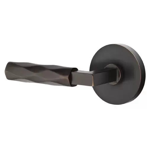 Emtek Tribeca Lever with L-Square Stem and Disc Rose by Emtek