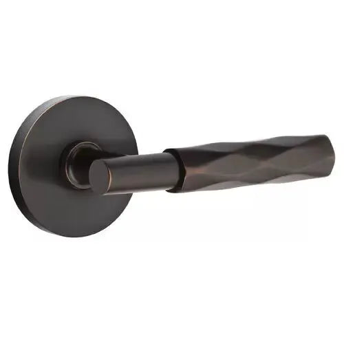 Emtek Tribeca Lever with T-Bar Stem and Disc Rose by Emtek
