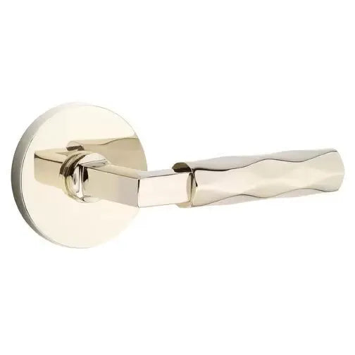 Emtek Tribeca Lever with L-Square Stem and Disc Rose by Emtek