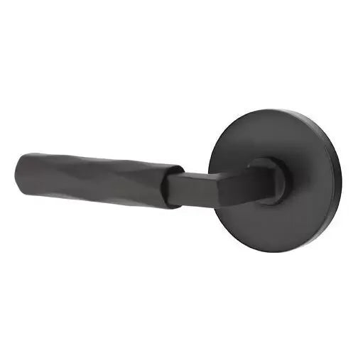 Emtek Tribeca Lever with L-Square Stem and Disc Rose by Emtek