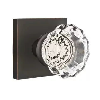 Emtek Astoria Door Knob with Square Rose by Emtek