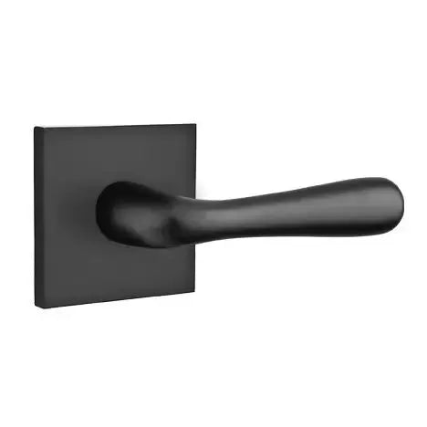 Emtek Basel Door Lever with Square Rose by Emtek
